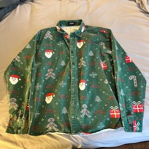 Green Christmas Pattern kids 
Shirt